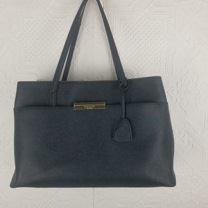 Kate Spade Black Large Satchel Gold Closure